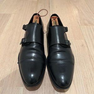 Suitsupply Black Double Monk Size 10